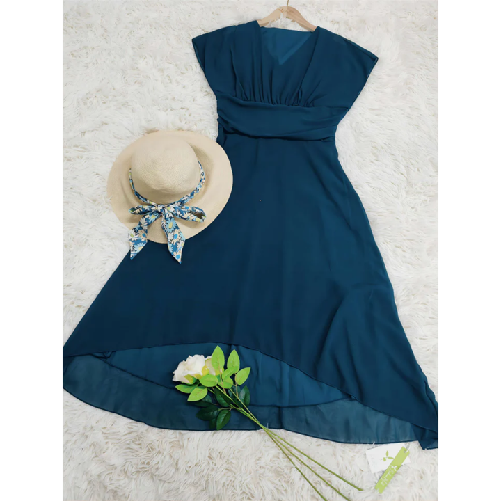 Helena | Vestido Helena Midi Formal com Decote em V