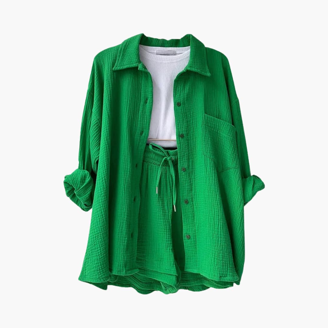 Vitoria | Conjunto de duas peças chique e descontraído