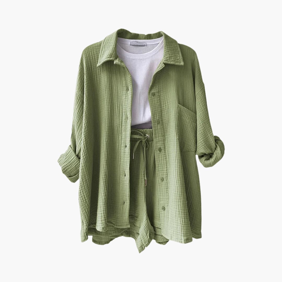 Vitoria | Conjunto de duas peças chique e descontraído