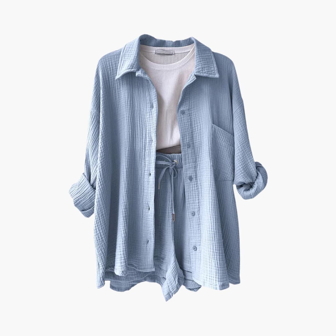 Vitoria | Conjunto de duas peças chique e descontraído