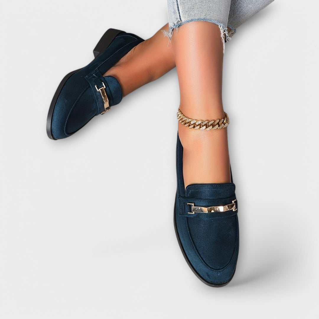 Alexandrina-Loafer de flanela