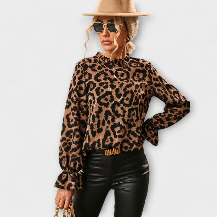 Kayla - Blusa Leopardo