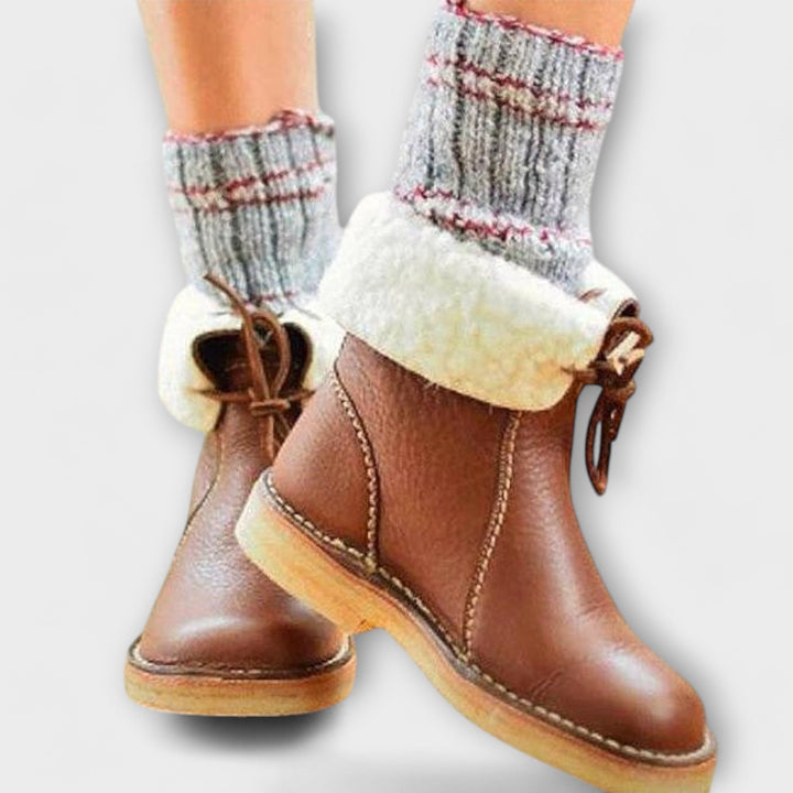 Zeita-Botas impermeáveis com forro de lã