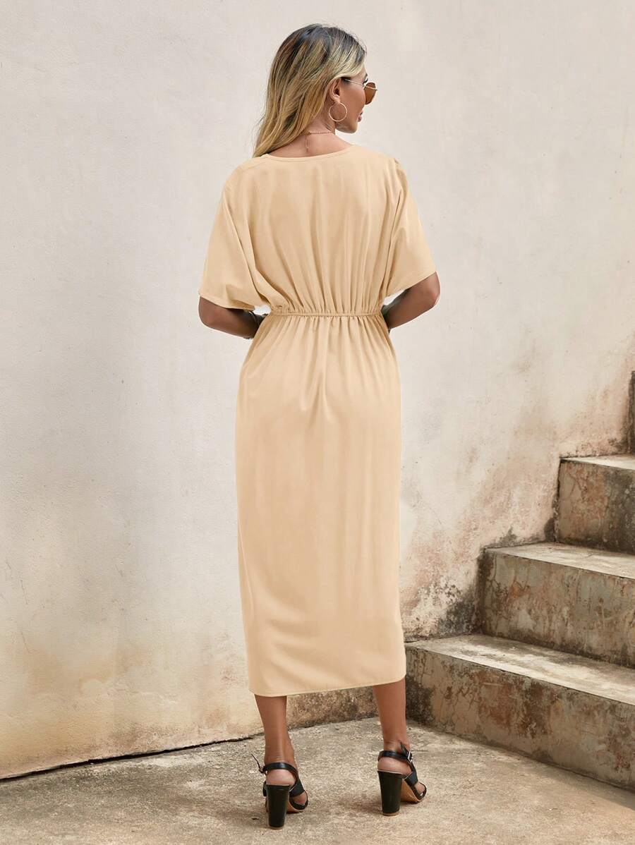 Kaye | Vestido Midi Envelope Elegante