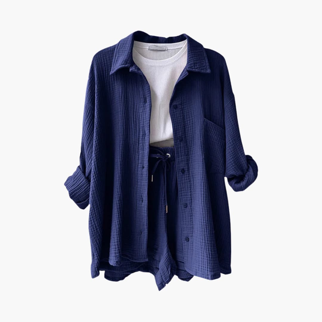 Vitoria | Conjunto de duas peças chique e descontraído