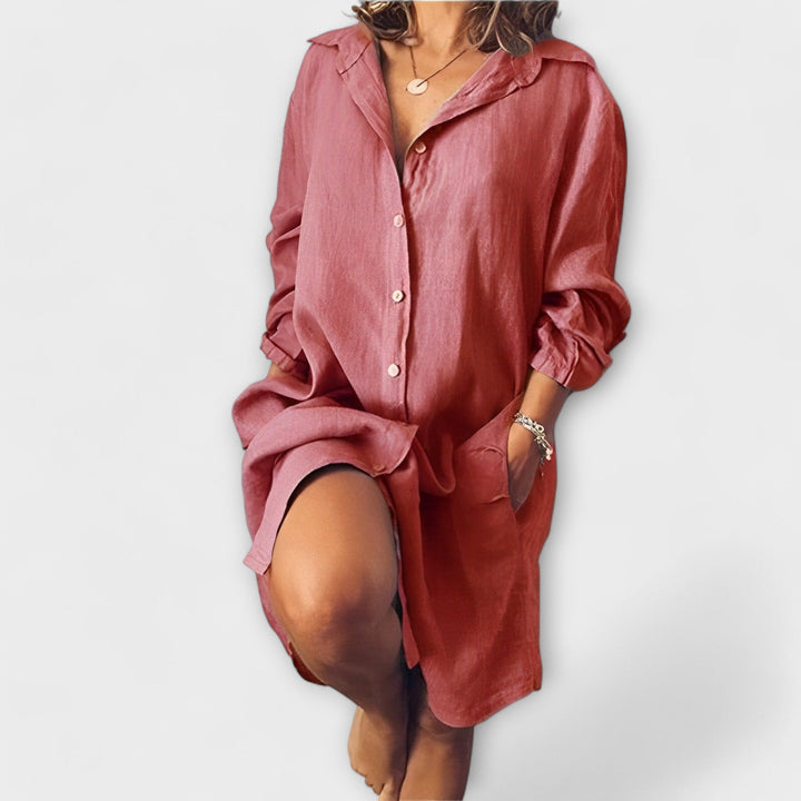 Clara | Blusa casual de linho