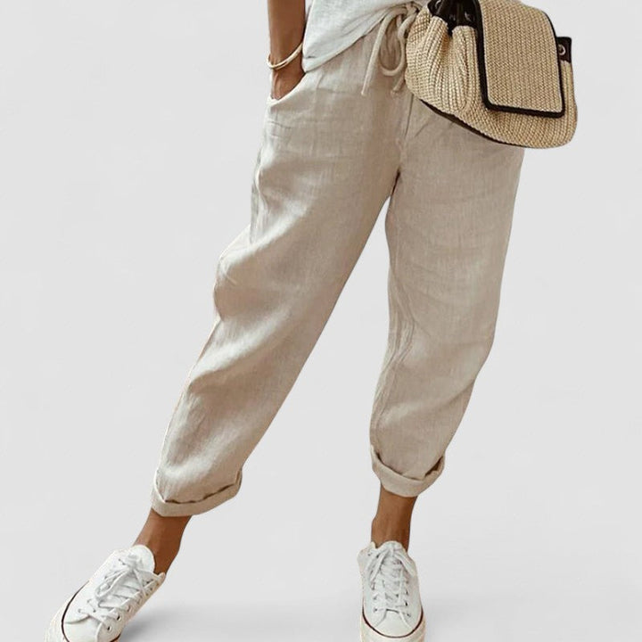 Tildai | Calças de linho elegantes