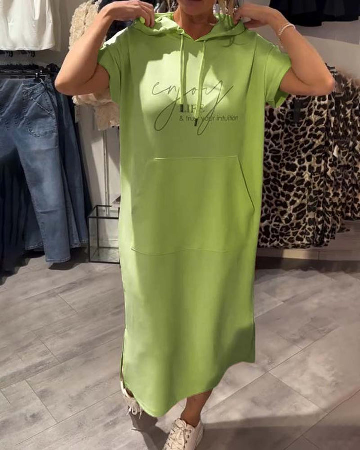 Saskia™ | Vestido casual com capuz