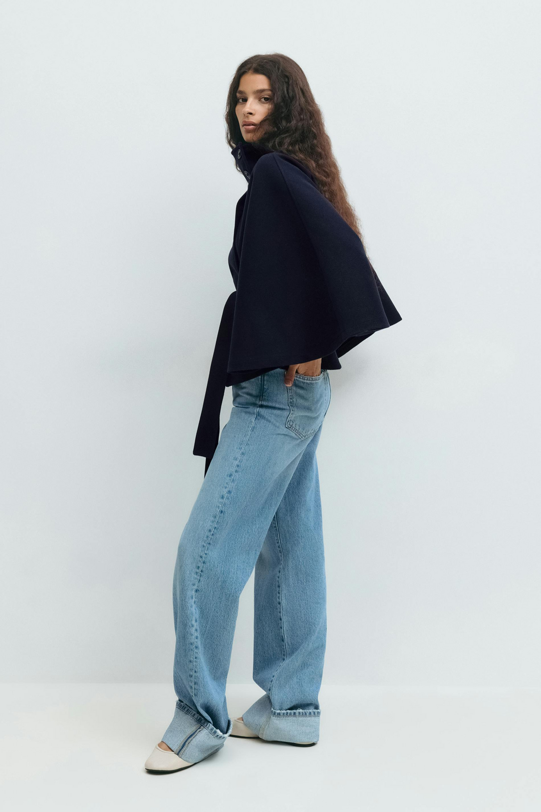 Lusana - Casaco elegante com cinto