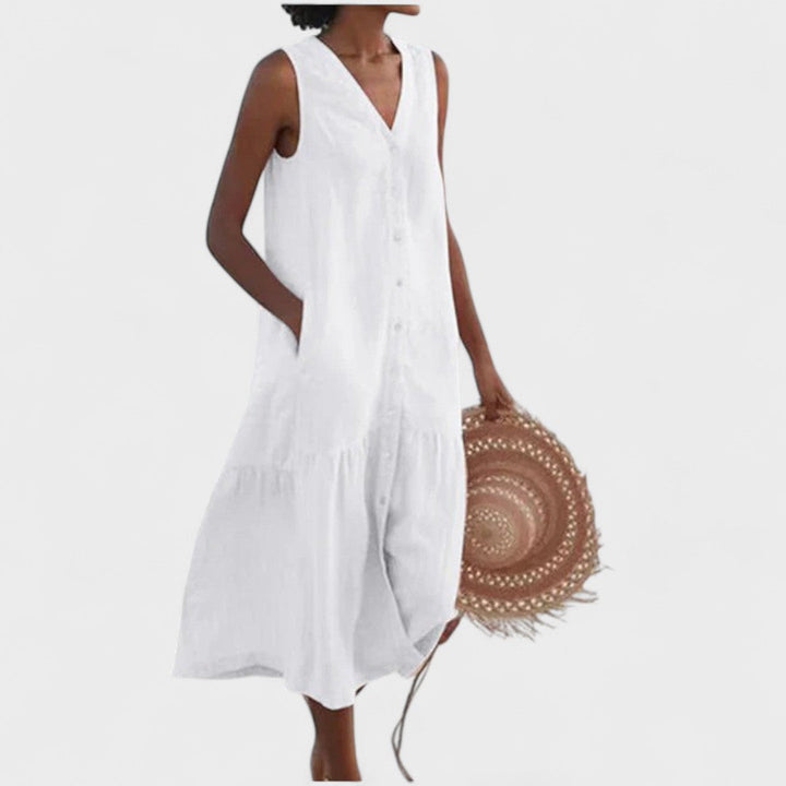 Celeste | Vestido com Decote em V