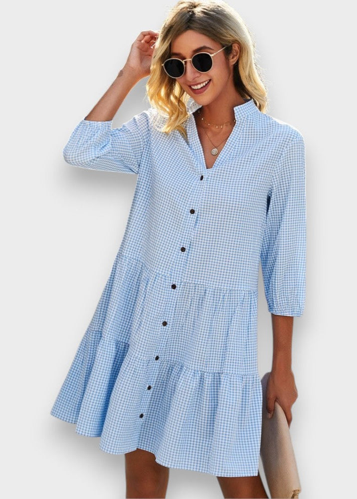 Shanna | Vestido Midi Com Leveza e Charme