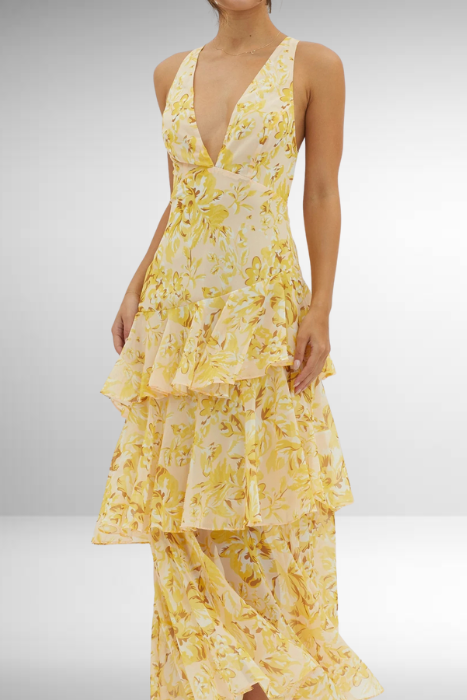 Elie | Vestido Maxi Elegante Para Um Estilo De Verão Descontraído