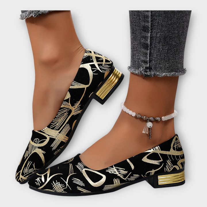 Bailarinas Elegantes com Detalhes Sofisticados