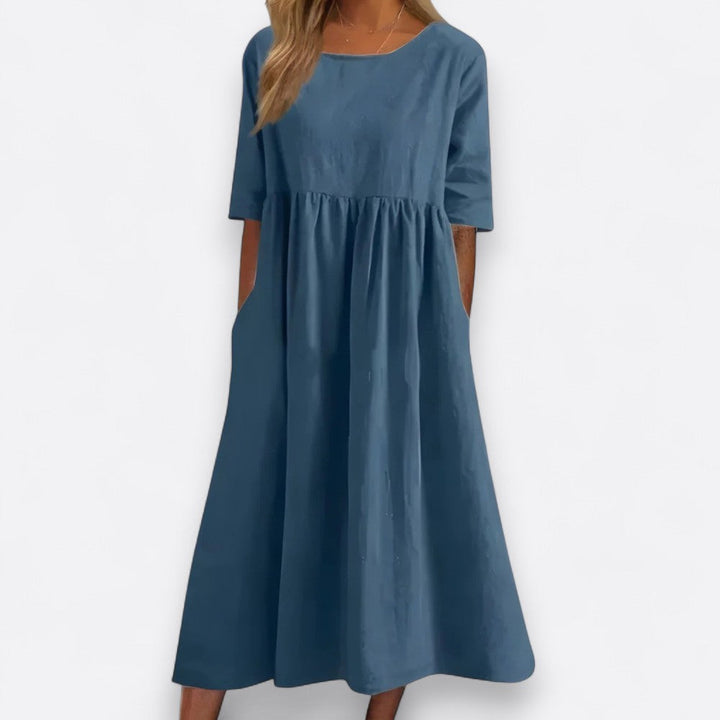 Minea™ | Vestido Em Algodão Arejado