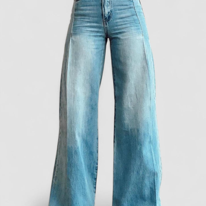 Gin - Calças largas clássicas