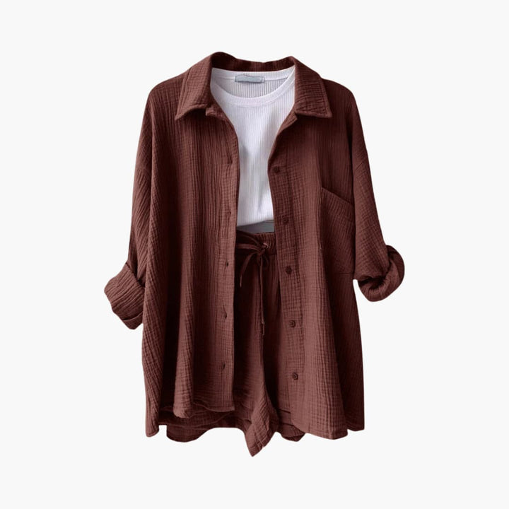 Vitoria | Conjunto de duas peças chique e descontraído