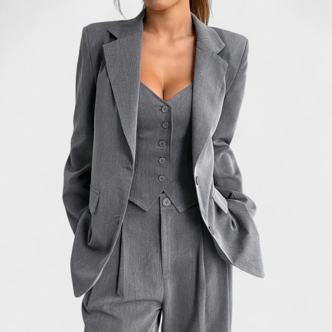 Madalena - Fato Elegante de 3 Peças