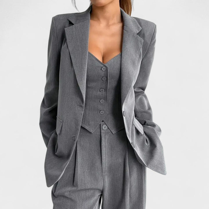 Madalena - Fato Elegante de 3 Peças