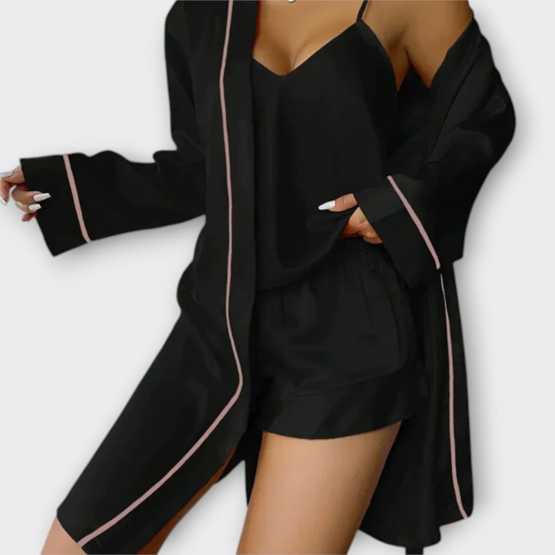 Félicité - Conjunto de pijama confortável de 3 peças