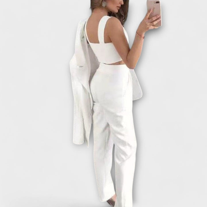 Selina - Conjunto de Blazer de 3 Peças