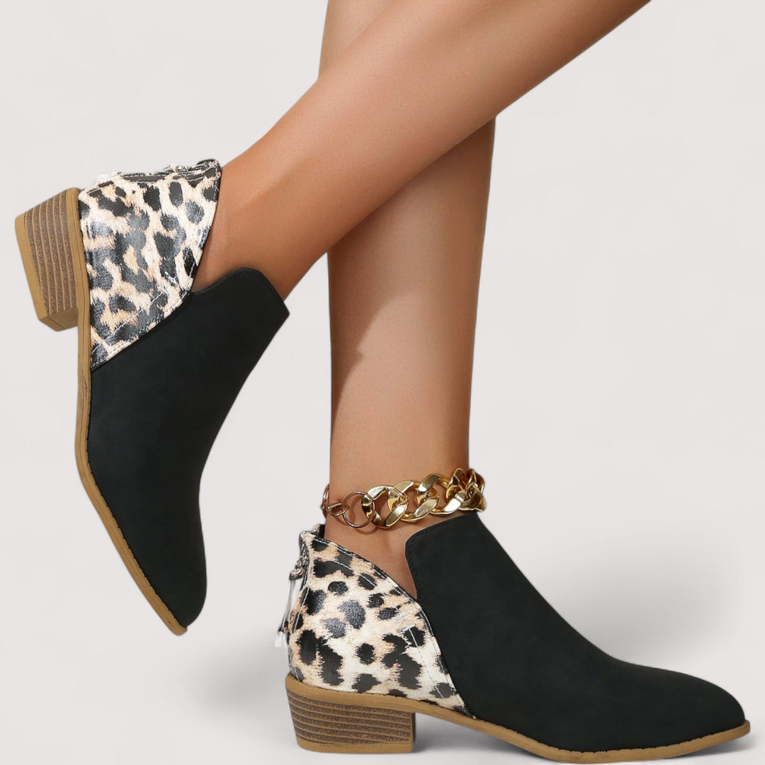 Jazmin- Botas de camurça elegantes