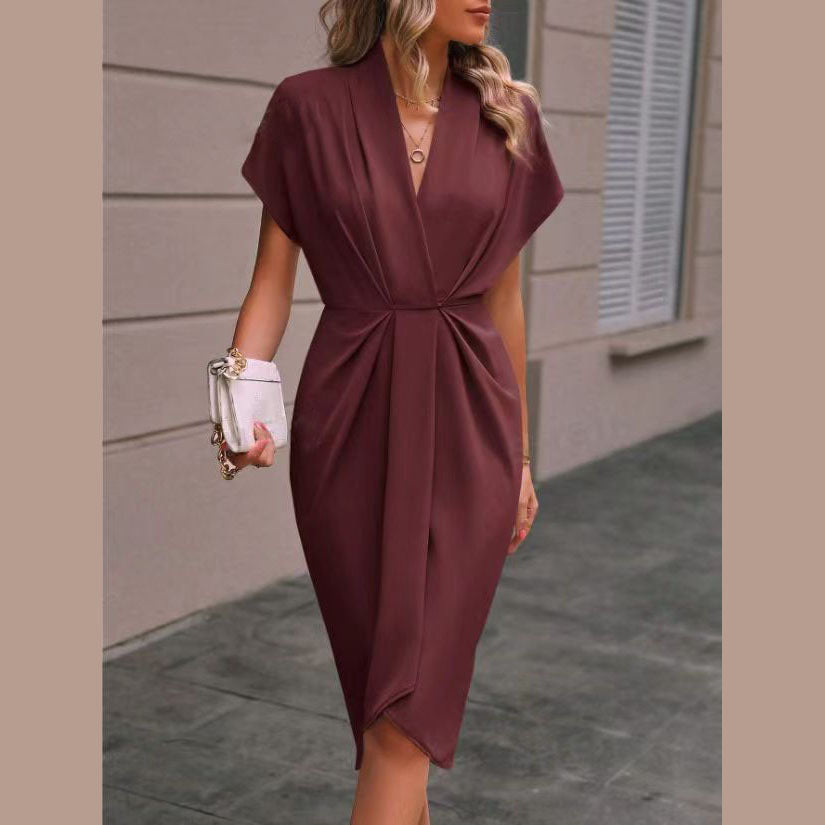 Kaye | Vestido Midi Envelope Elegante