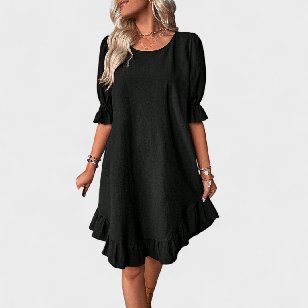 Sassa - Vestido casual com folhos