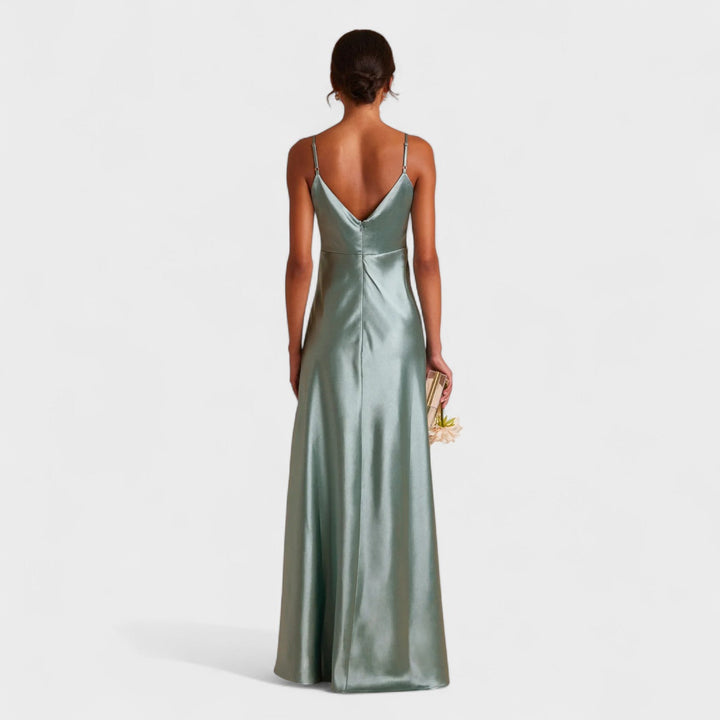 Lucía Satin - Vestido comprido