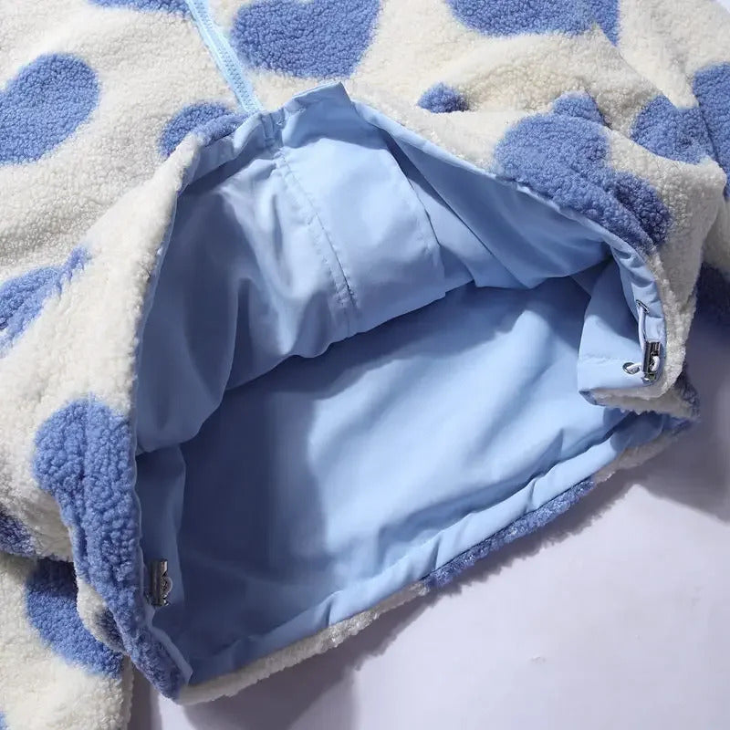 Cecil™ | Casaco reversível de corações