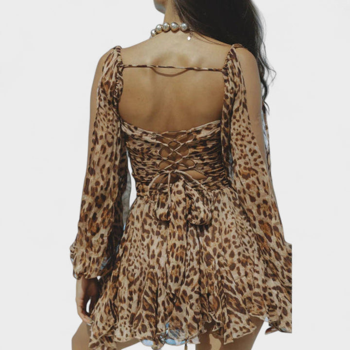 Vestido Leão Dourado