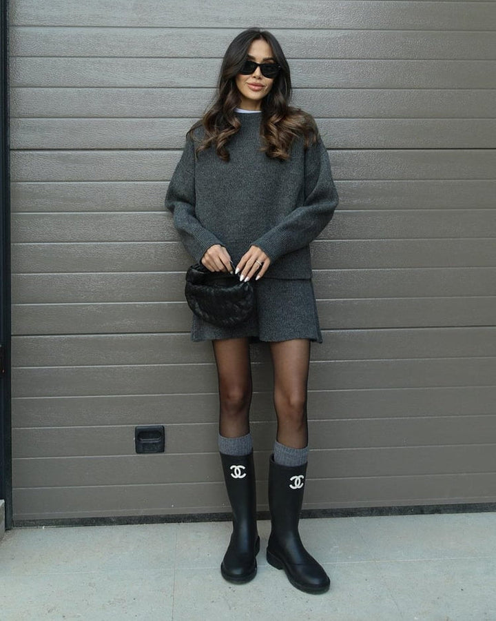 Lara | Conjunto de Malha para o Outono