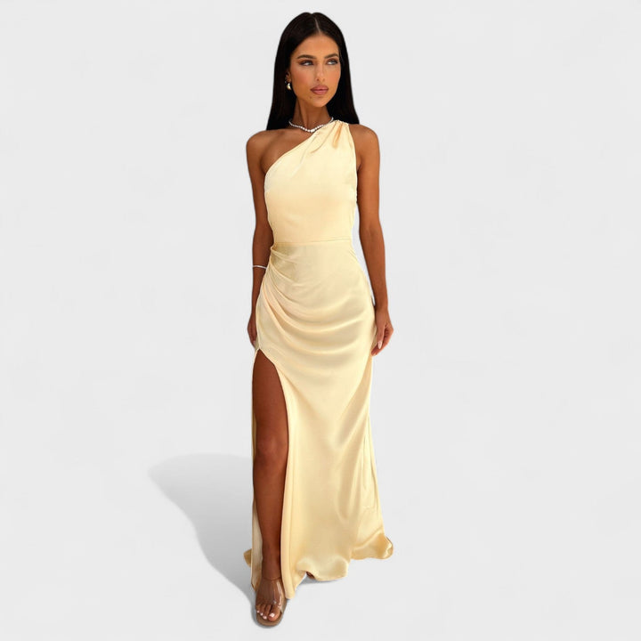 Aurelia - Vestido comprido de cetim