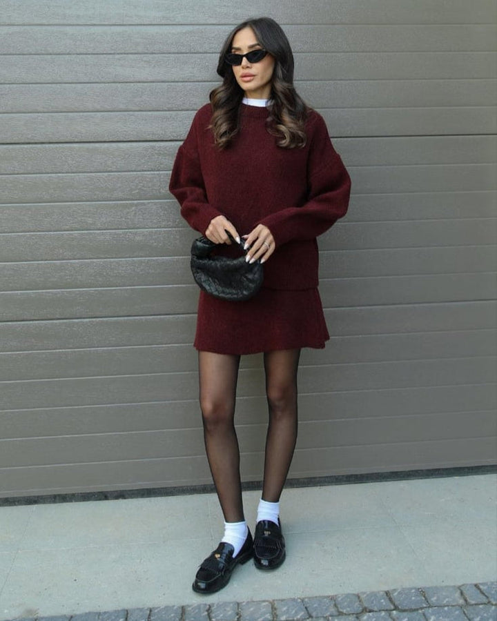 Lara | Conjunto de Malha para o Outono