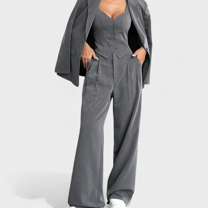 Madalena - Fato Elegante de 3 Peças