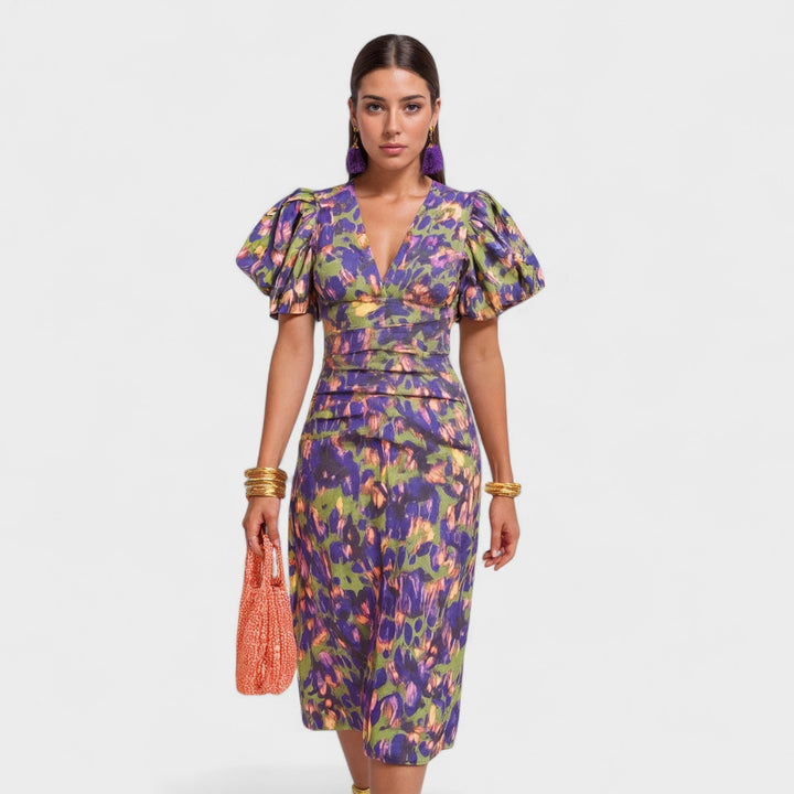 Lily - Vestido Fuego Tropical