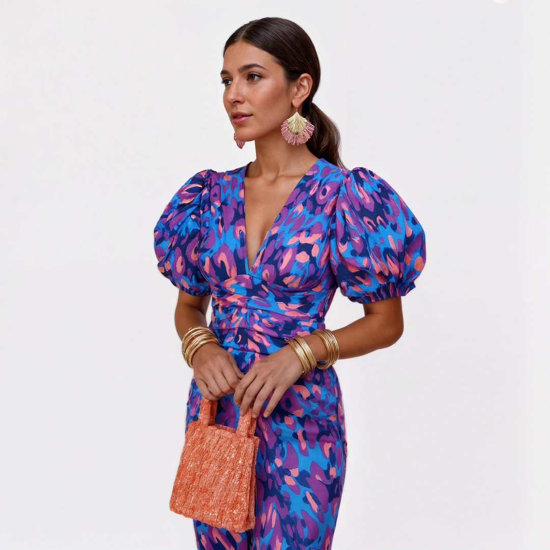 Lily - Vestido Fuego Tropical