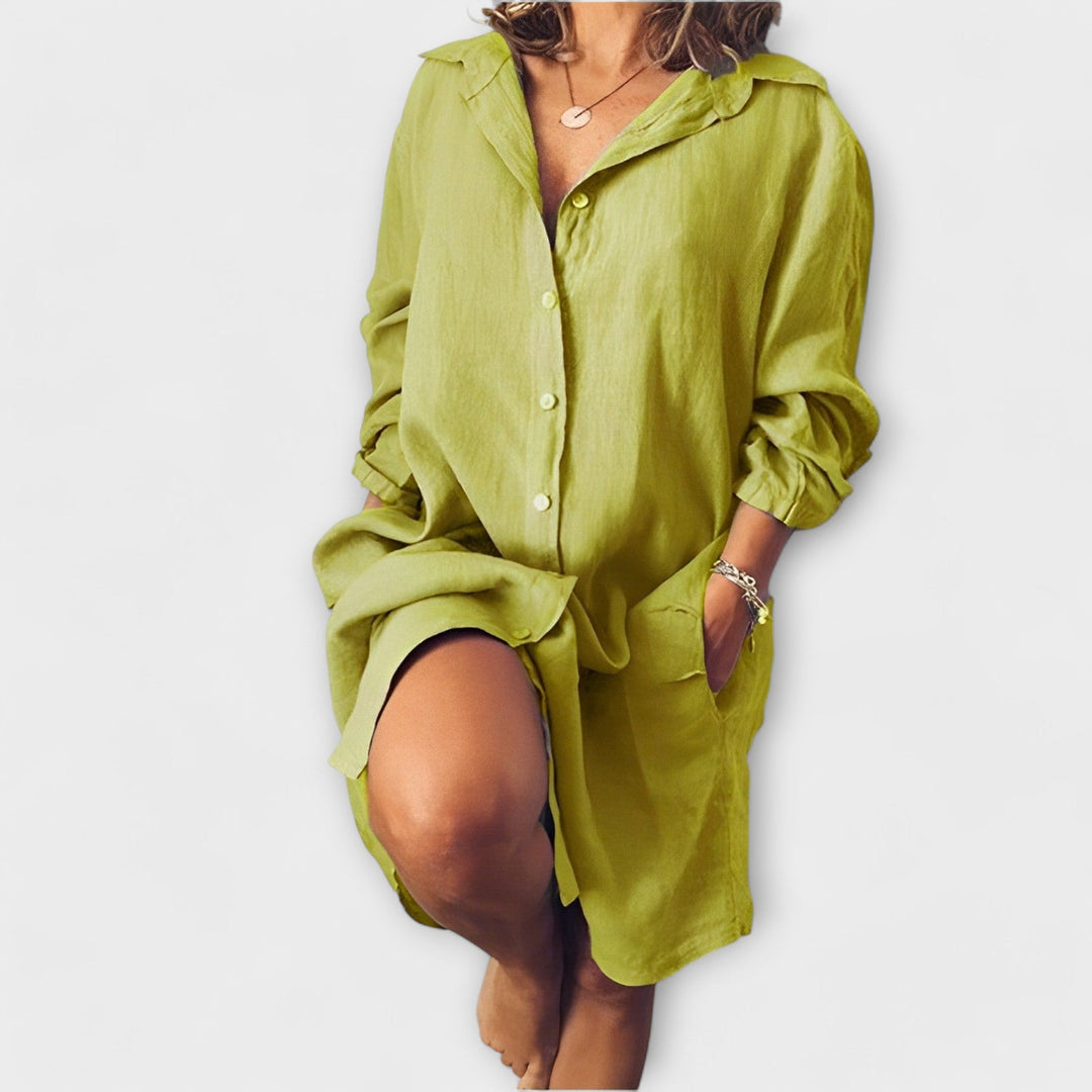 Clara | Blusa casual de linho