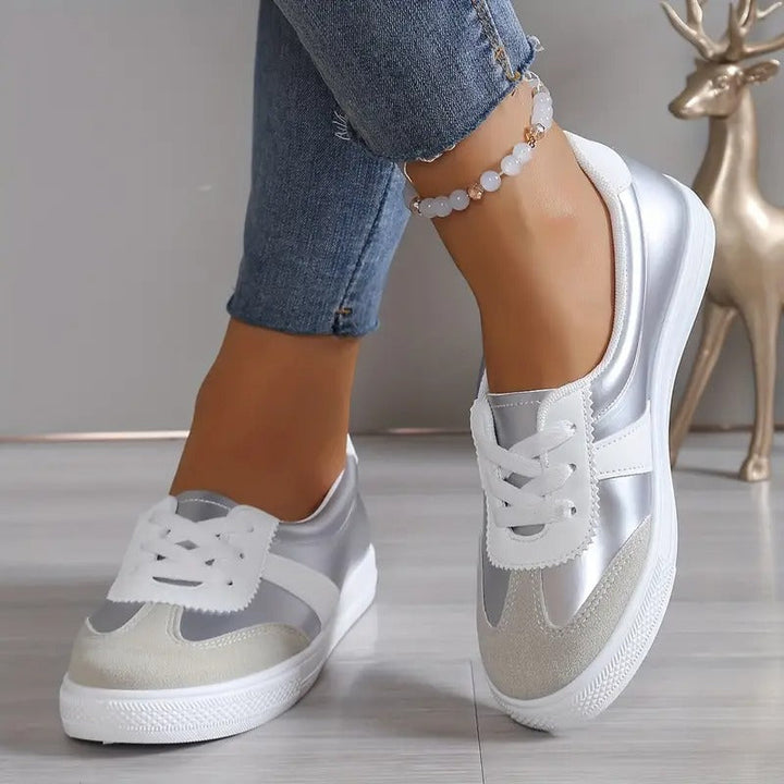 Hortênsia | Sapatilhas Ortopédicas de Couro ⏐ Edição Premium