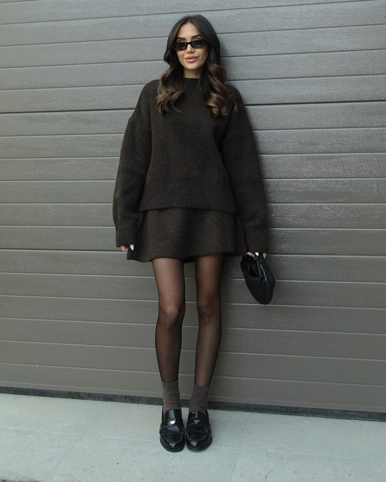 Lara | Conjunto de Malha para o Outono