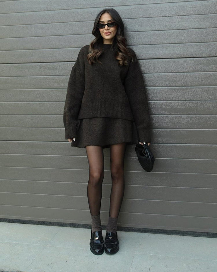 Lara | Conjunto de Malha para o Outono