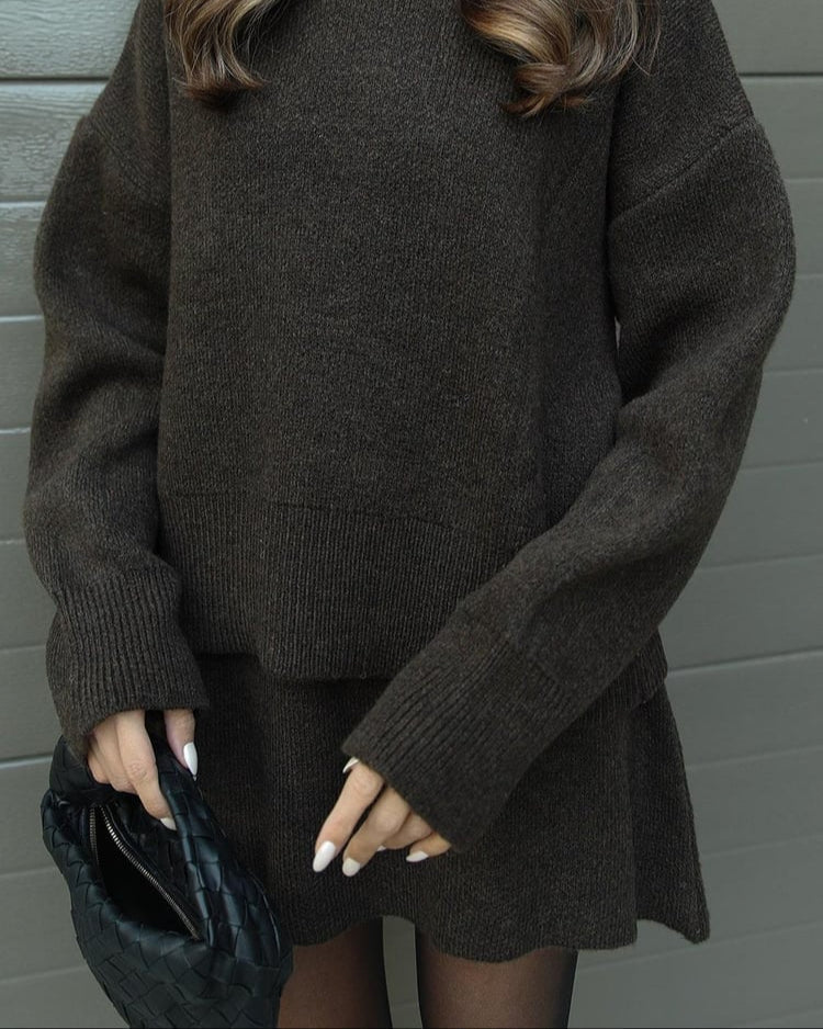 Lara | Conjunto de Malha para o Outono