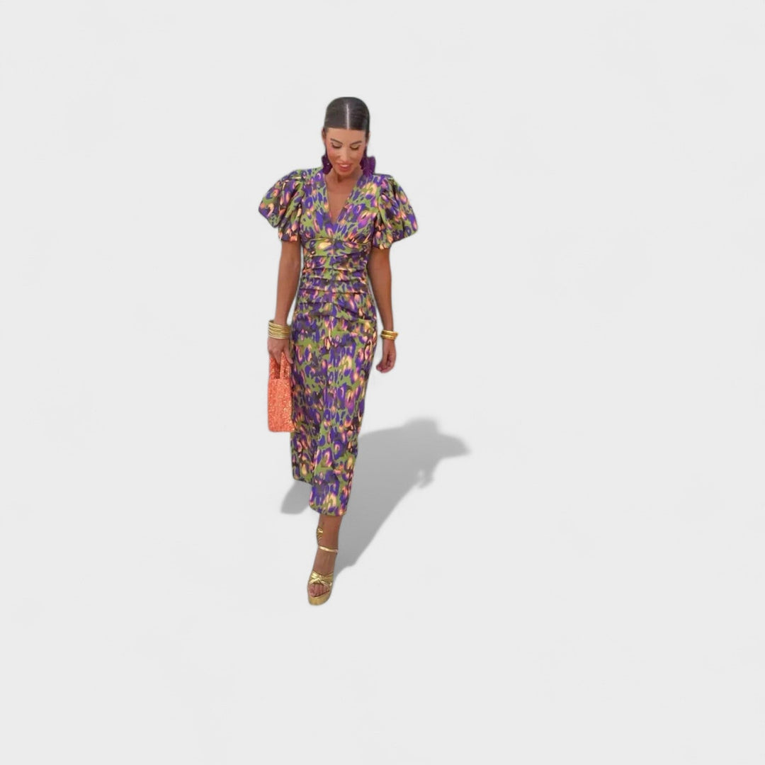 Lily - Vestido Fuego Tropical