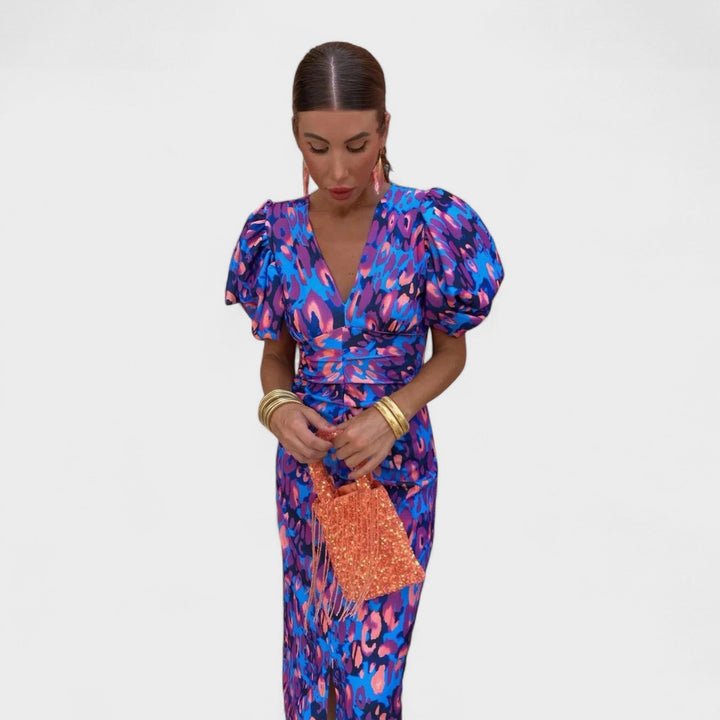 Lily - Vestido Fuego Tropical