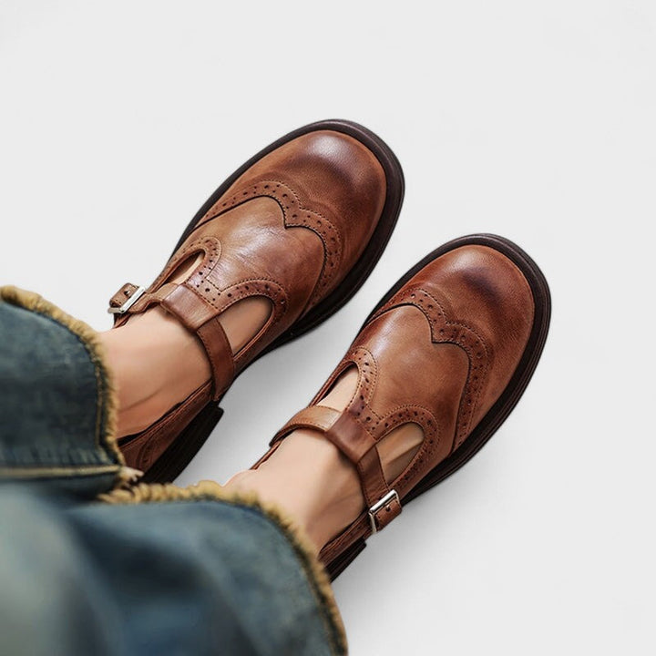 VELA™ – Sapatos Mary Janes Premium em Couro