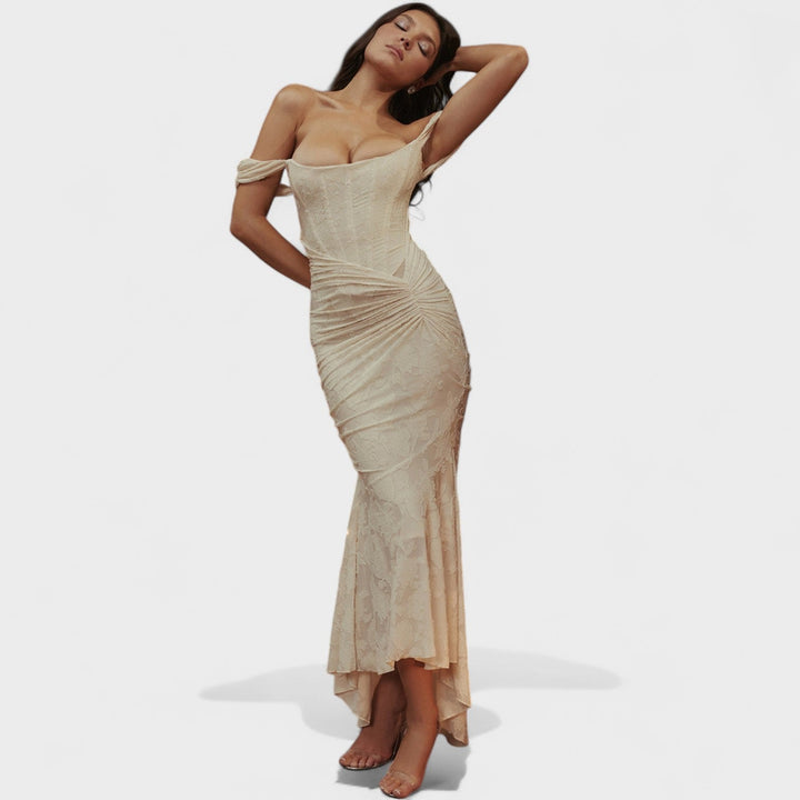 Cesca - Vestido de silhueta escultural